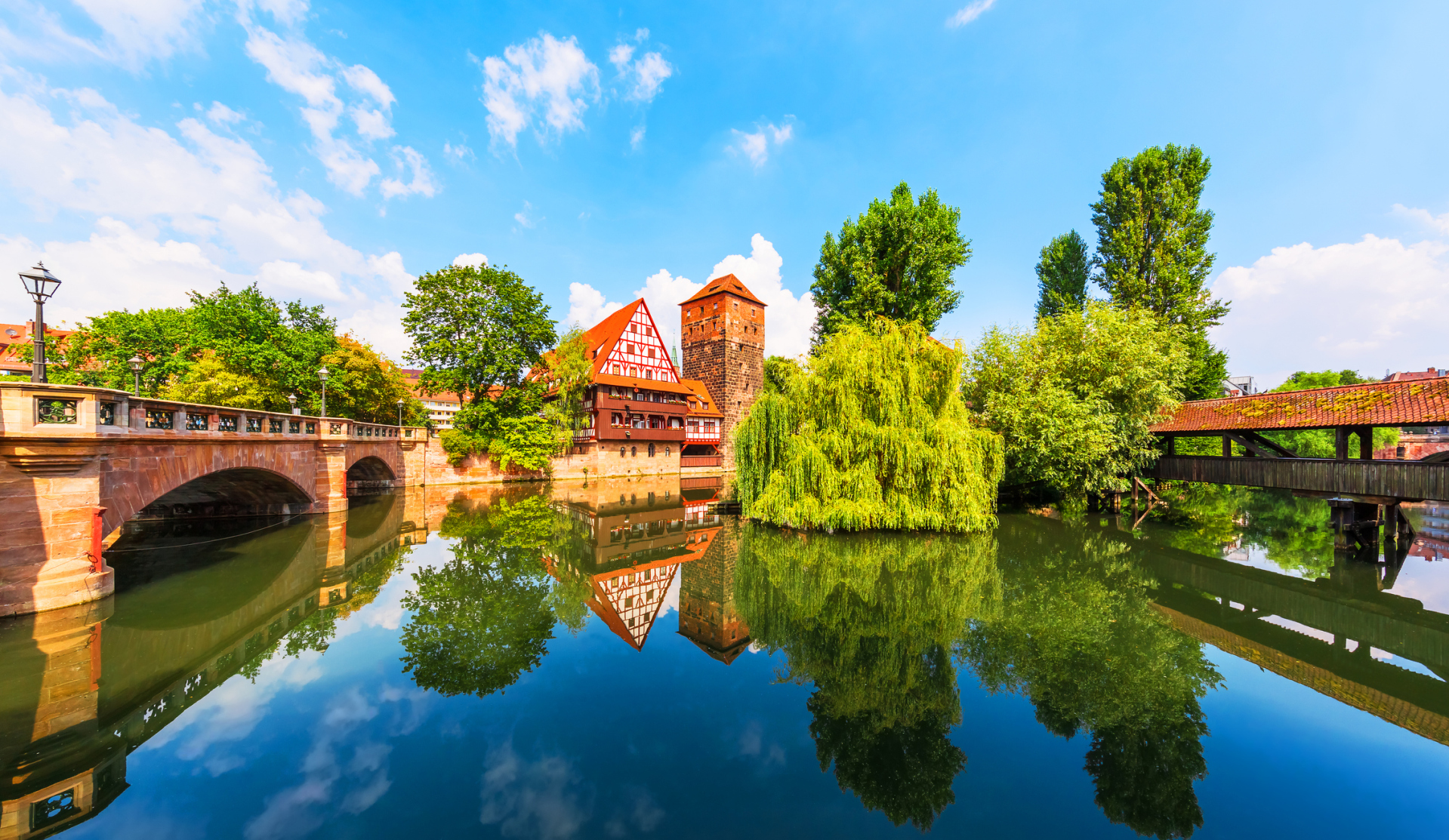 Old Town in Nuremberg, Germany