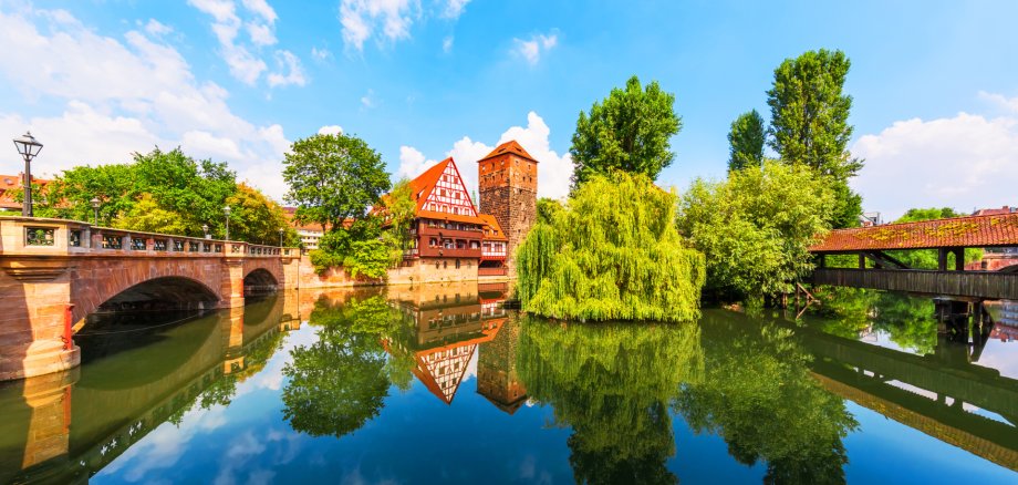 Old Town in Nuremberg, Germany